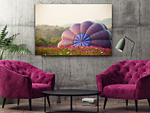 Obraz Príprava na let balónom